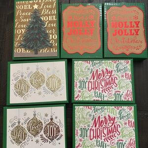 Holly Jolly Christmas Foil Card Set